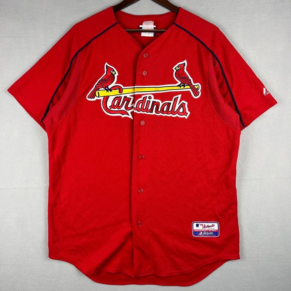 Majestic Athletic St. Louis Cardinals MLB Baseball Majestic Red Jersey